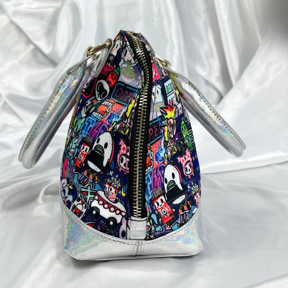 Tokidoki Midnight Metropolis Dome Bag Holographic Kawaii Purse Fall 2021 Tokyo - Picture 4 of 12